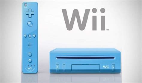 Nintendo Wii Blue Console Video Games