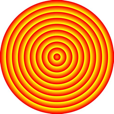 Round Target With 48 Circles Free Svg