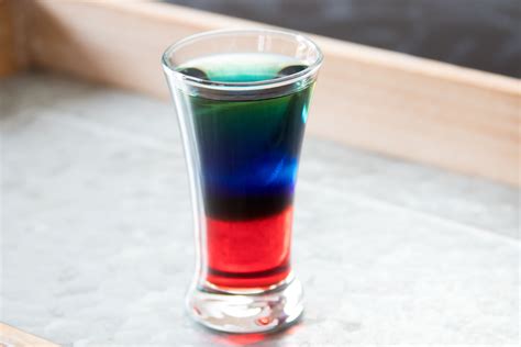 Fourth Of July Or Patriot Layered Shot Recipe