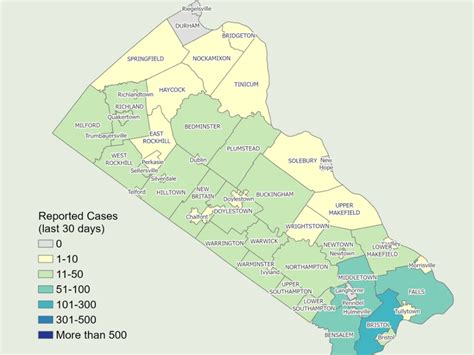 New Bucks County Covid Cases Drop Below 10 Per Day Newtown Pa Patch