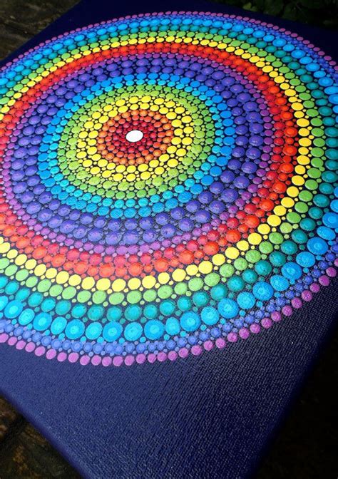 Rainbow Dot Painting