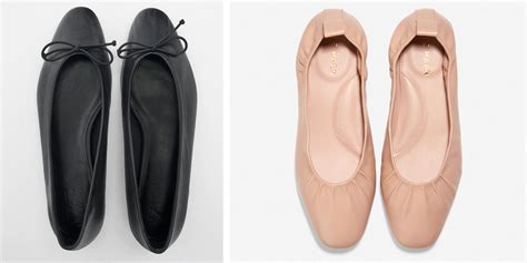 Leather Ballet Flats Blogknakjp