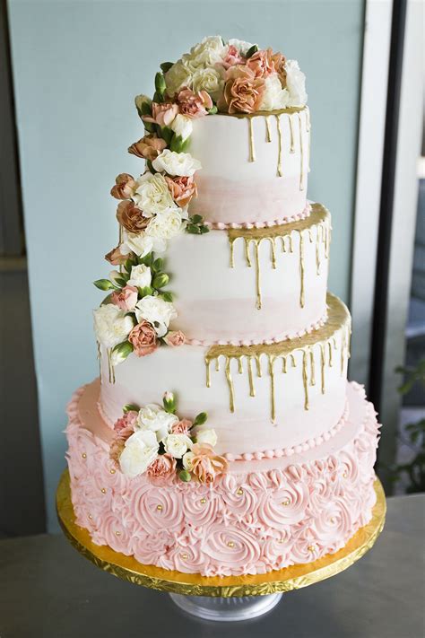Dewey S Bakery Winston Salem North Carolina Bakeries Pink Wedding Cake White Wedding Cakes