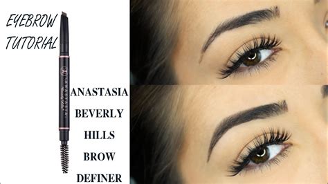 Eyebrow Tutorial Anastasia Beverly Hills Brow Definer Youtube