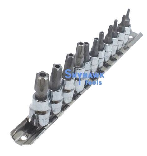 11pc 5 Point Star Torx Plus Sockets Tamper Proof Security Bits