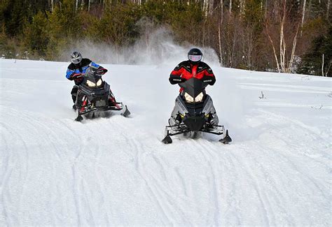 Snowmobiling In Northern Ontario Canada Algoma Country