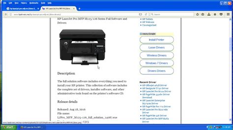 Download hp laserjet pro mfp m130nw printer driver from hp website. How To Download, Hp laserjet pro mfp m126nw driver - YouTube