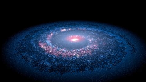 Wallpaper Milky Way Beautiful Blue Universe Space
