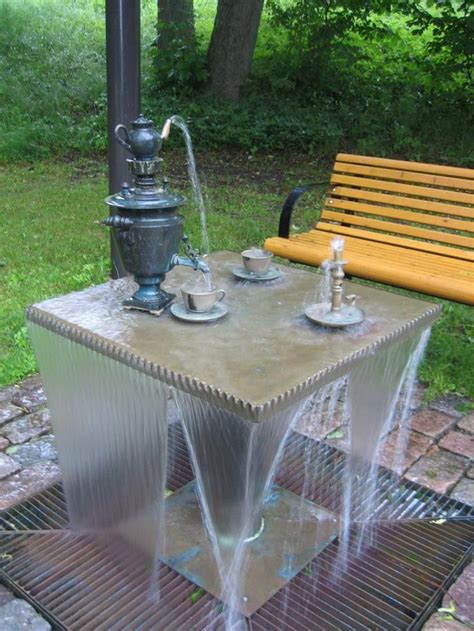 Unique Water Fountains For Garden ViraLinspirationS Backyard Water Fountains Garden