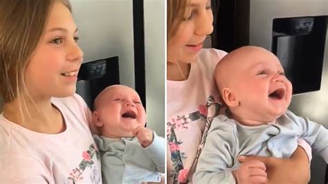 Baby Hysterically Laughs At Totally Random Object YouTube