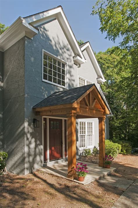 Explore the beautiful gable roof photo gallery and find out exactly why houzz is the best experience for home renovation. Timber frame portico with gable roof. Designed and built ...