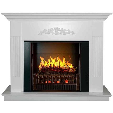 Magikflame Trinity 28 Electric Fireplace Mantel Package Realistic