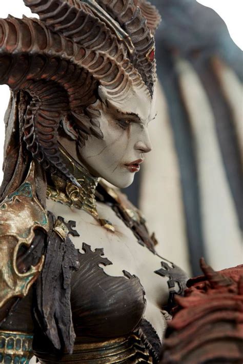 lilith premium statue from diablo unveiled by blizzard collectibles ybmw