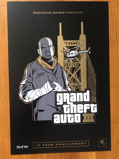 Grand Theft Auto 3 Gta3 Ten Year Anniversary Köp På Tradera