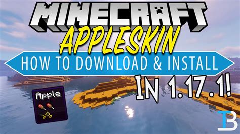 How To Download And Install The Appleskin Mod In Minecraft 1171 Youtube