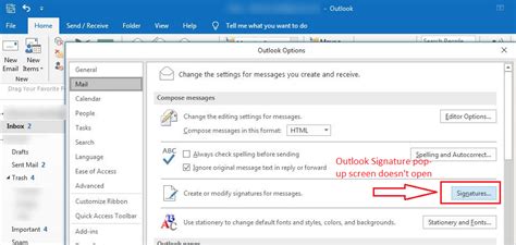 7 ), correct the errors directly in the document using e.g. Outlook 2016 crashes when sending email