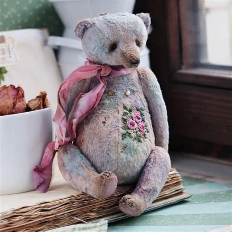 Teddy Bear Mary By Berloga On Tedsby Teddy Bear Teddy Bear Doll Handmade Teddy Bears