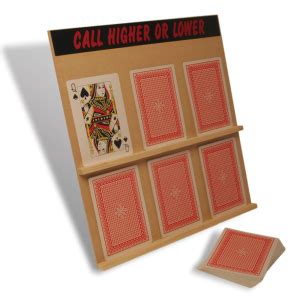 Drag the cards to one of the two discard piles. Higher or Lower Card Game 48cm x 46cm | Peeks | Card games, Fundraising games, Low card