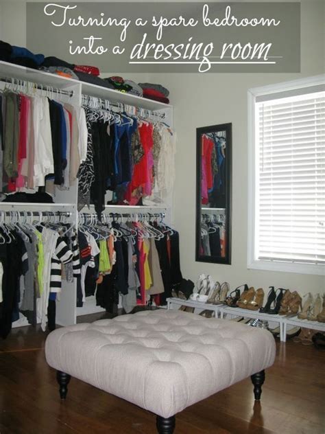 21 brilliant storage tricks for small bedrooms. DIY: Turning A Spare Bedroom Into A Dressing Room (on a ...