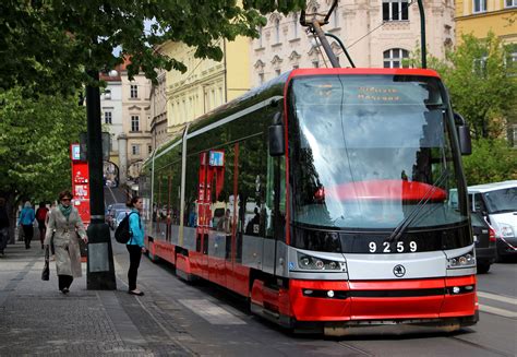 Skoda T For City Tram Dp Public Transport Prague Czech Republic Flickr Photo Sharing