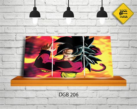 The dragon ball franchise has loads and loads of characters, who have taken place in many kinds of stories, ranging from the canonical ones from the manga, the filler from the anime series, and the ones who exist in the many video games. PLACA DECORATIVA Dragon Ball 90x42cm (3 Placas) + Brinde ...