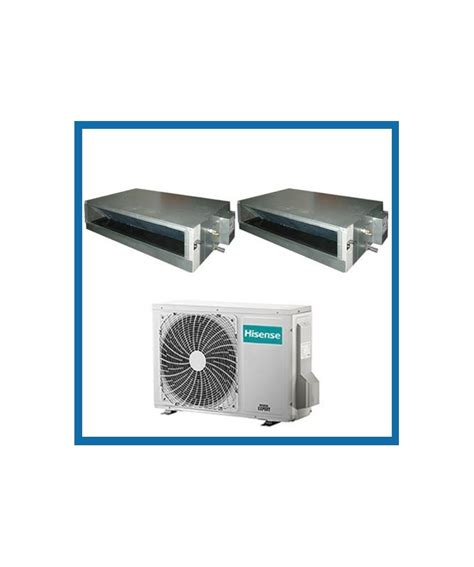 Condizionatore Climatizzatore Hisense Dual Split Inverter Canalizzato