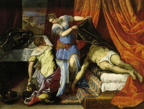 Jacopo Robusti Tintoretto Judith And Holofernes Ca 1577 Italian