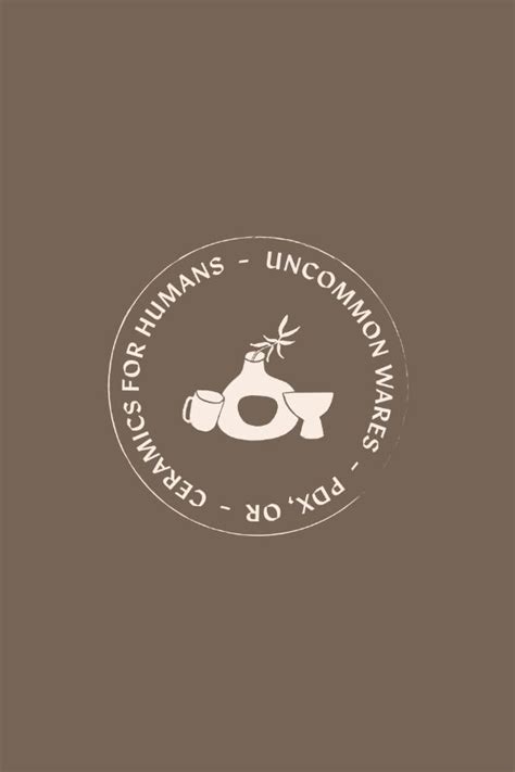 Vector de logo de coche. Uncommon Wares Modern Minimalist Ceramics Branding from ...