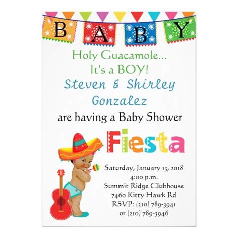 Mexican Baby Shower Invitation Mexican Baby Shower Baby Shower