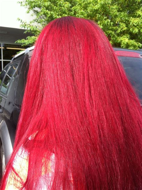 My Hair Right After It Got Done At Trendsetters The Dye They Used Is