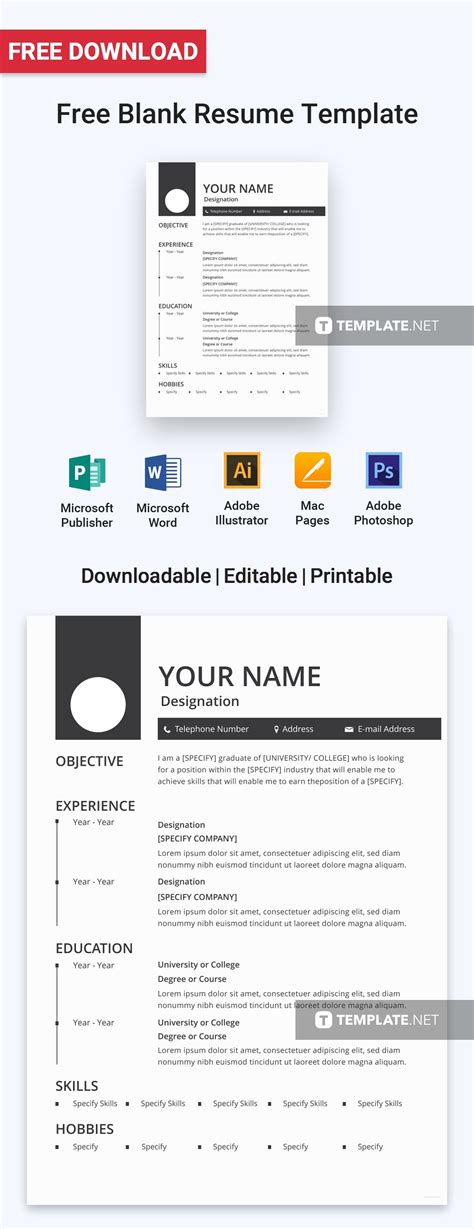 This Modern Template Allows You To Craft A Compelling Resume That You