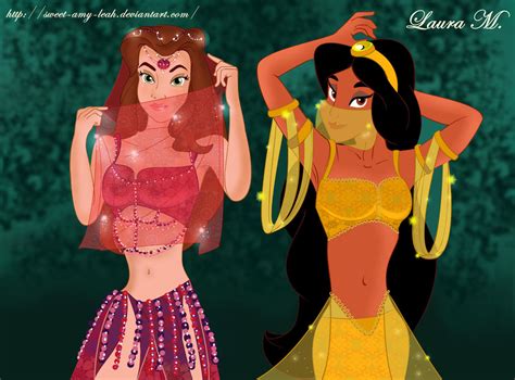 Belly Dance Disney Belle And Jasmine By Sweet Amy Leah On Deviantart