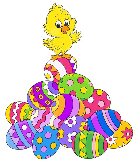 Easter Eggsand Chicken Png Picture