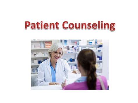 Patient Counseling Ppt