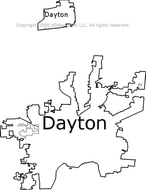Dayton Ohio Zip Code Map Maping Resources