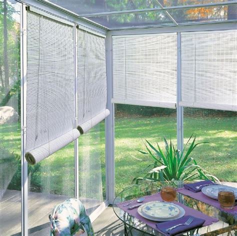 White Vinyl Roll Up Patio Shade Window Blind 48 X 72 Porch Deck Outdoor