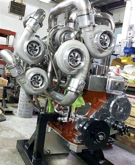 Cummins 12v With 6 Turbos Race Engines Engineering Motor Engine