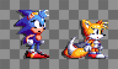 Female Sonic And Tails Sprites By Zanagb On Deviantart