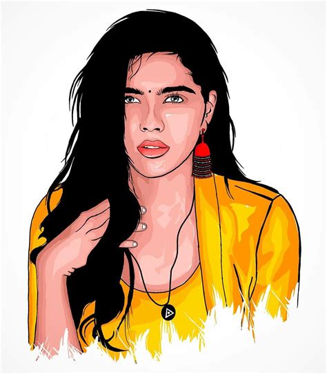 Kalyani priyadarshan art | illustration draw in 2024 | Actors