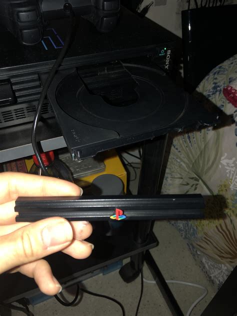 My Ps2 Fat Disc Tray Comes Off How Can I Fix It I Tried Glue From A