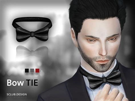 Sims 4 Ccs The Best Bow Tie By S Club