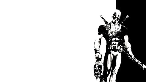 Deadpool Black And White Wallpapers Top Free Deadpool Black And White