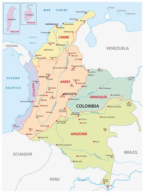 Hidrografía De Colombia Cuencas Vertientes Ríos Embalses Lagos