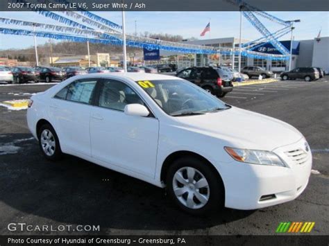 Toyota camry le 2007 at super autos miami www.superautosmiami.com phone: Super White - 2007 Toyota Camry LE V6 - Ash Interior | GTCarLot.com - Vehicle Archive #59688971