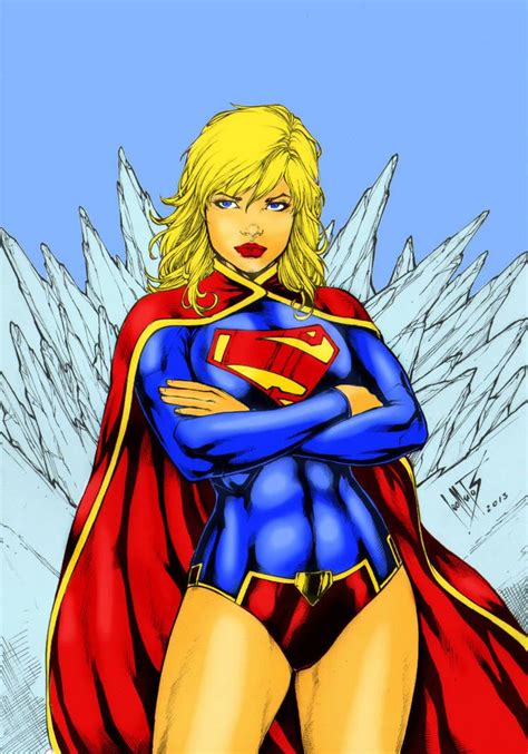 Supergirl Coloring 7 By Donovan448 Supergirl Supergirl Drawing