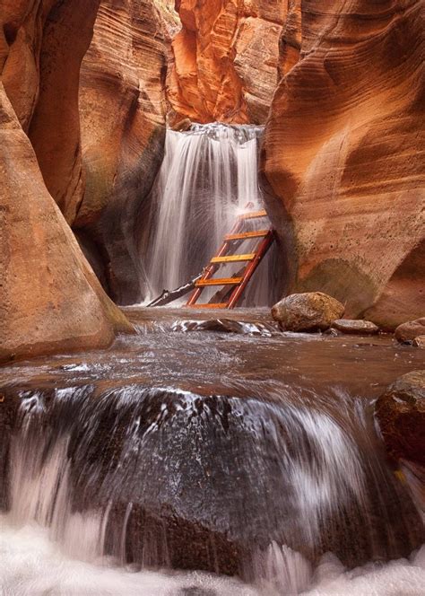 Kanarra Creek 2nd Falls Places To Travel Utah Road Trip Slot Canyon