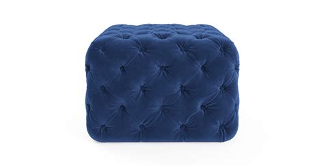 Sofa:Oval Ottoman Round Tufted Ottoman Dark Blue Ottoman Ottoman Coffee Table Upholstered ...