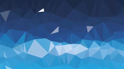 Free Blue Polygonal Abstract Background Design Vector Art