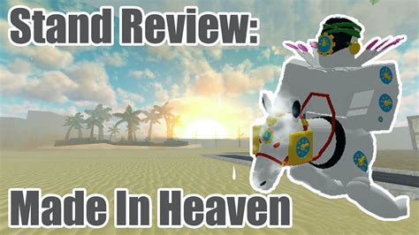 Stand Review Made In Heaven Roblox Jojos Bizarre Adventure By