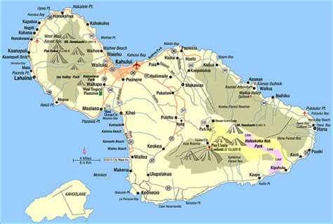 Kamaole Sands Maui Map